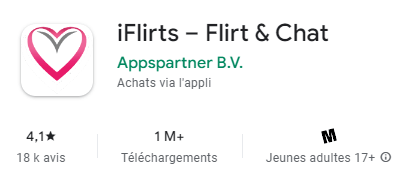 avis google play store iflirts